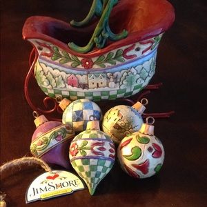 Jim Shore Christmas sleigh